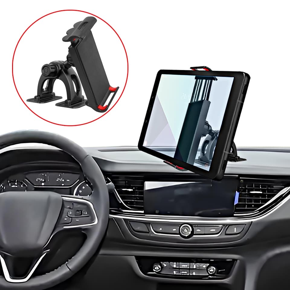 Suporte Para Tablet Painel De Carro , Superfícies Curvas , Telefone E De 4 A 11 Polegadas
