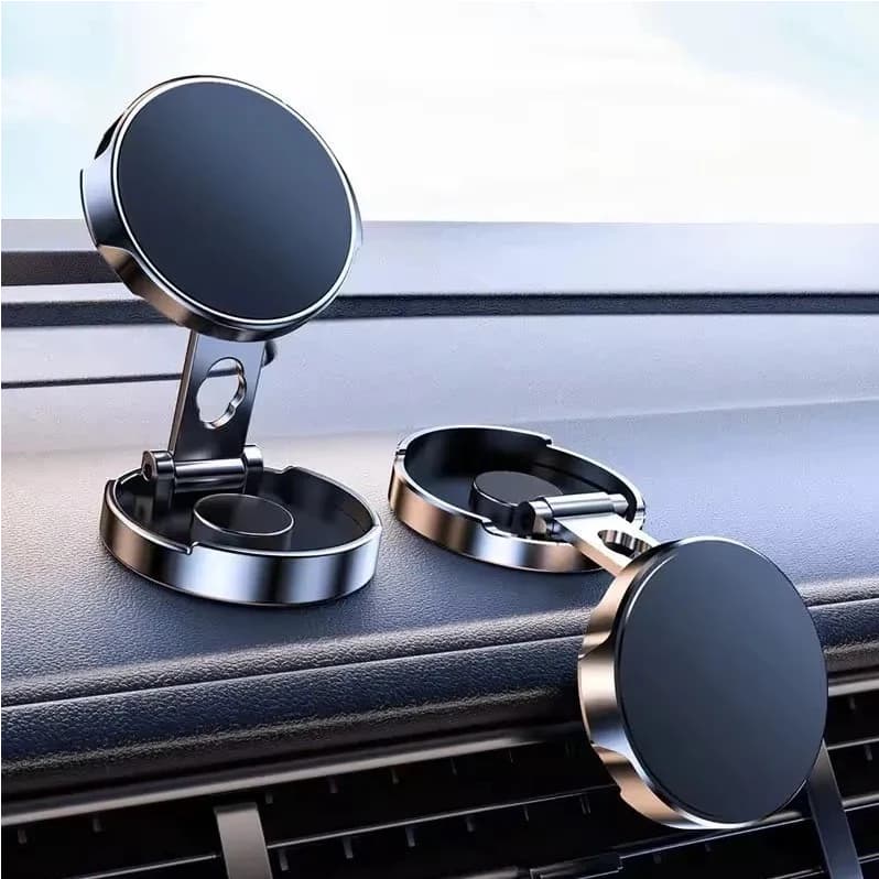 Suporte Magnético Para Telefone Carro 2 Unidades De Até 360 ° Sucção A Vácuo Forte