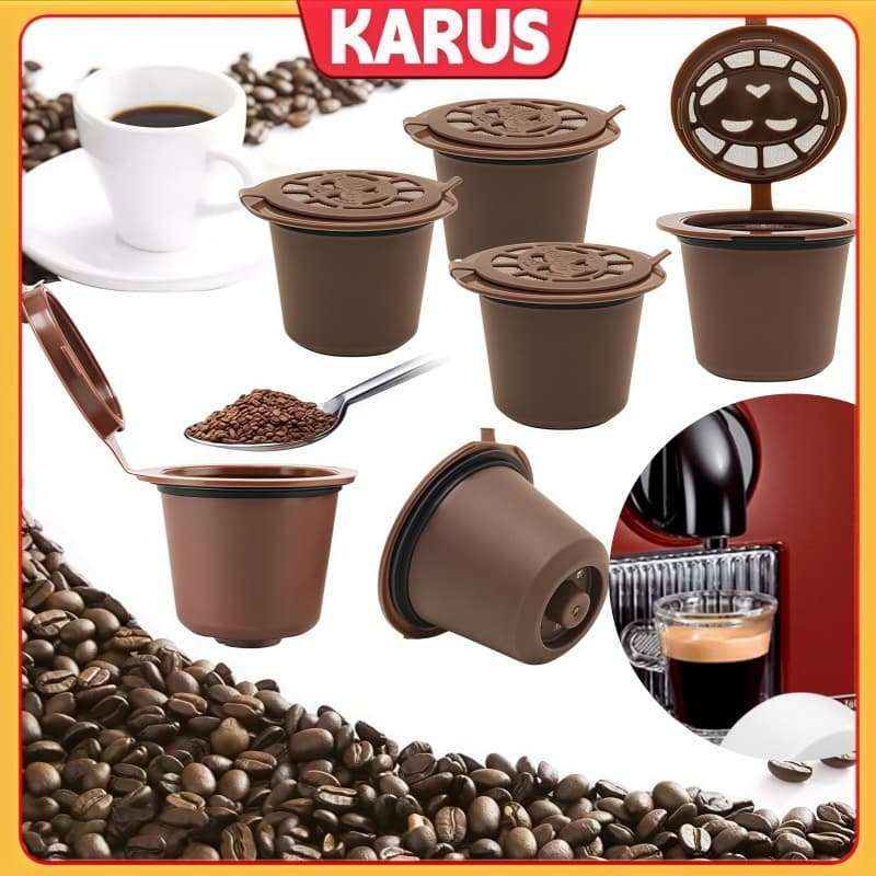 Cápsulas De Café Expresso Reutilizáveis Recarregáveis Filtro De Cápsula Compatível