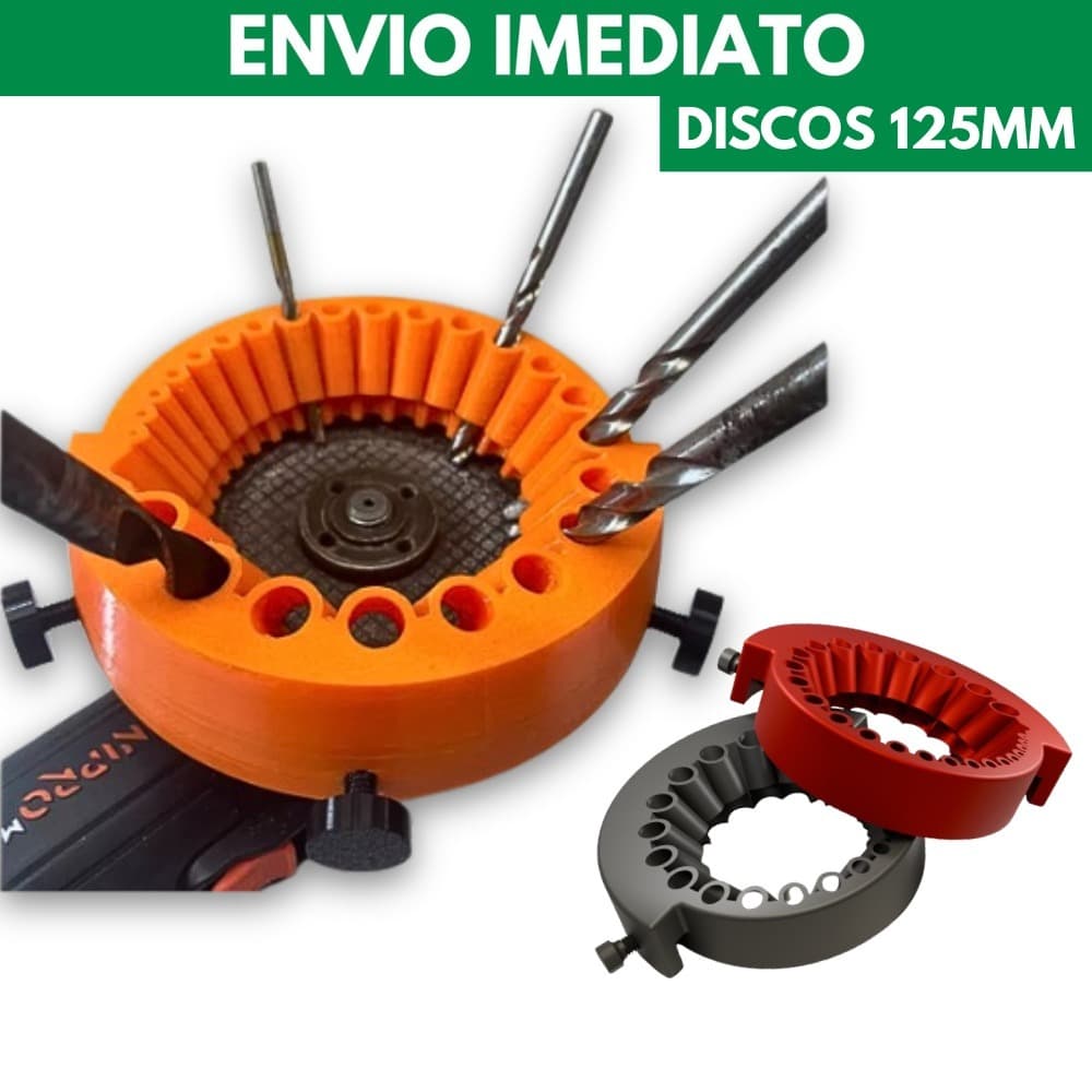 Gabarito Afiador de Broca Lixadeira Esmerilhadeira 4.1/2" | Disco de 115 mm