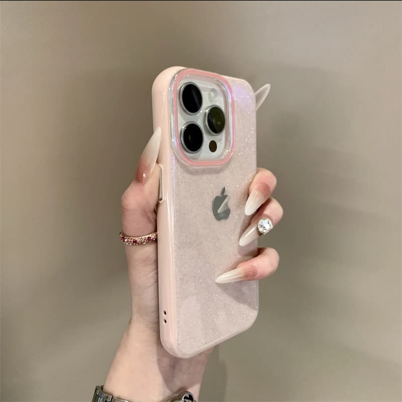 Capa Capinha Para iPhone 17 Air 16 15 14 Plus 13 12 11 Pro Max XR Glitter Bling Com Logotipo