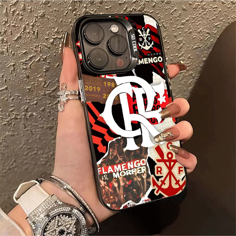 Football Club Capinha Para IPhone 16 15 14 13 12 11 Normal X XR XS 8 7 PRO MAX PLUS Silicone Capa Caso De T