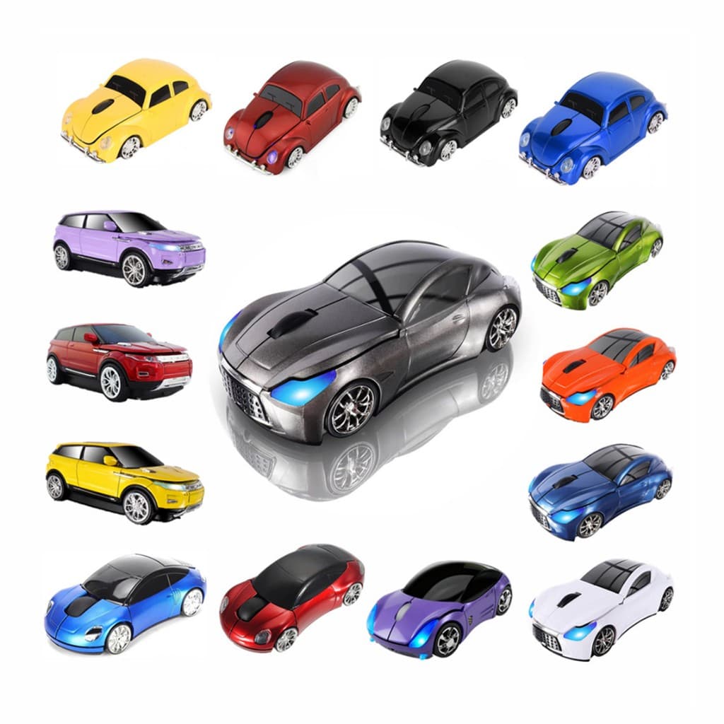 Mouse Sem Fio Para Carro 1600 DPI USB Óptico Cool 3D Sports Car Laptop Computador Portátil Jogos De Escritório
