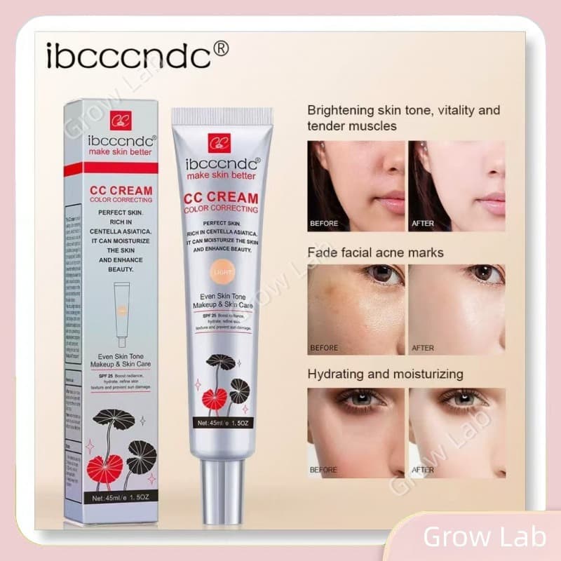 Repair Brightening Liquid Foundation CC Cream Corretivo ingredientes Faciais Centella Asiatica BB 45ml G .