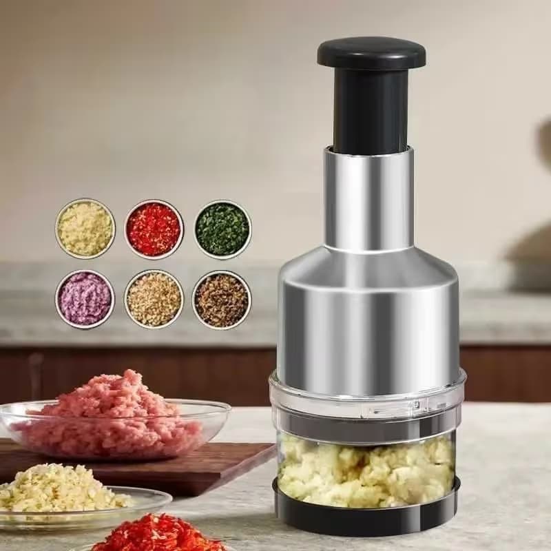 Triturador Moedor Manual De Alho aço inox , Cebola, Temperos