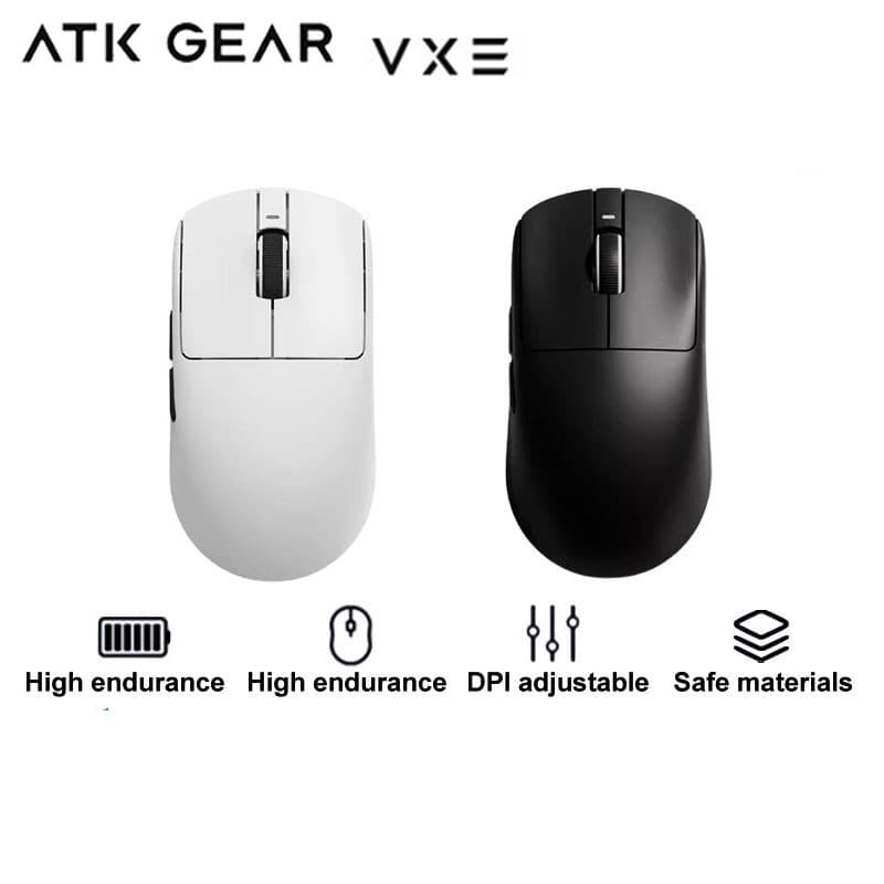 VXE Libélula R1 PRO Jogo De Mouse Sem Fio De Três Modos PAW3395 Leve