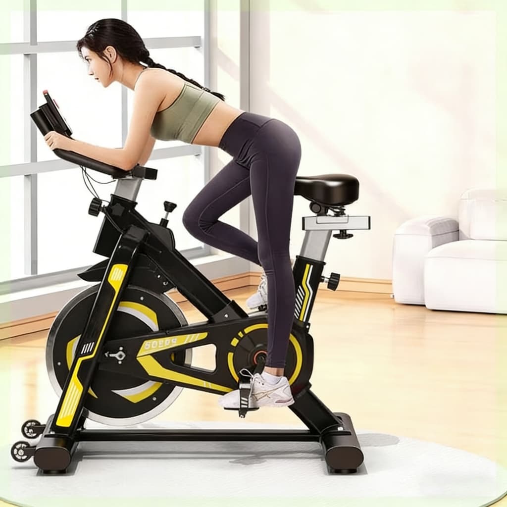 Bicicleta Spinning bicicleta ergometrica Para Exercícios Profissional Sport Suporta até 1.9m 150kg Queima de gordura