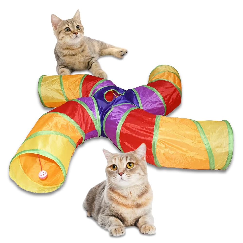 Brinquedo Para Pets Túnel Labirinto Para Gatos Colorido alta qualidade
