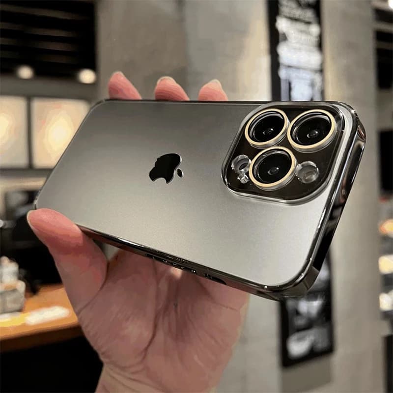 Capa de Vidro AG Premium com Proteção Elevada para Lente Traseira - Compatível com iPhone 11/12/13/14/15/16 Pro Max