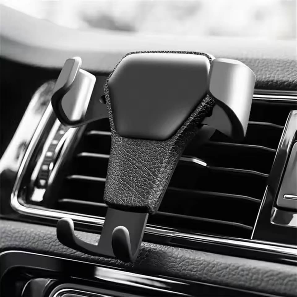 Suporte Universal De Gravidade Para Telefone , Clipe De Ventilação De Ar Carro , De Montagem iPhone , Xiaomi , Samsung ,