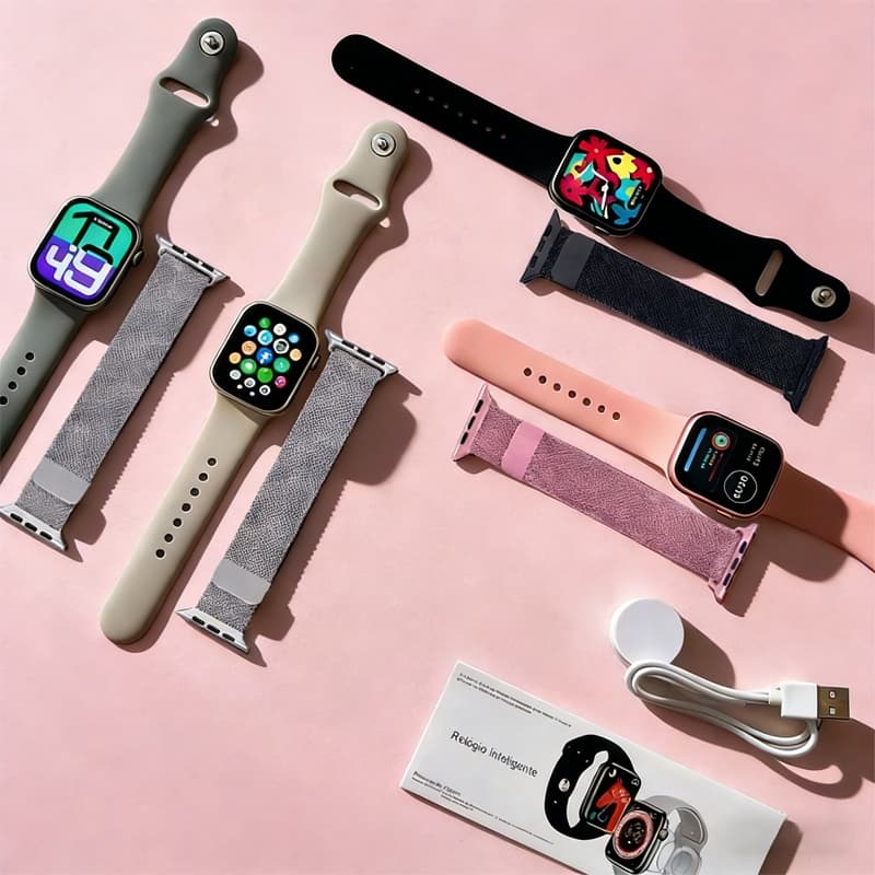 Smartwatch W59 Pro Série 9 Relógio 45mm Inteligente Feminino