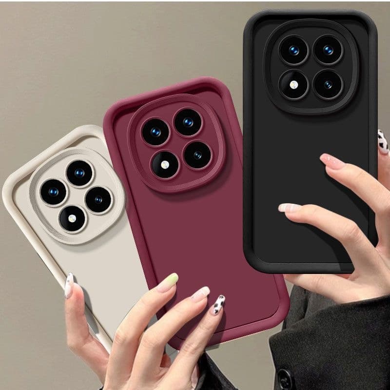 Xiaomi Redmi Note 15 Pro Plus + 4G 5G Capa Colorida À Prova De Choque De Silicone Cor Sólida Traseira