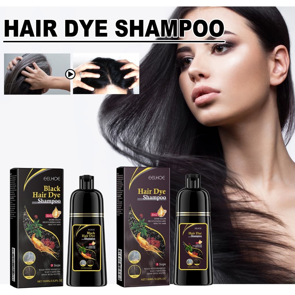 Grande Shampoo para Cabelo Preto Essência Hidratante de Polygonum Multiflorum Limpeza C5KQ