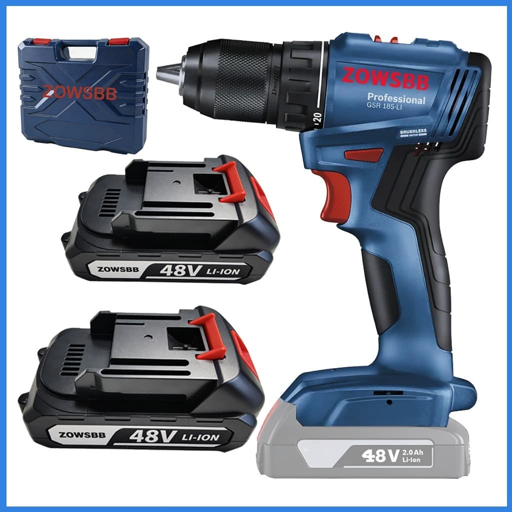 Profissional Parafusadeira Geral Bosch GSB 6-115  elétrico de potência superio Furadeira 2 Baterias  1900r/min