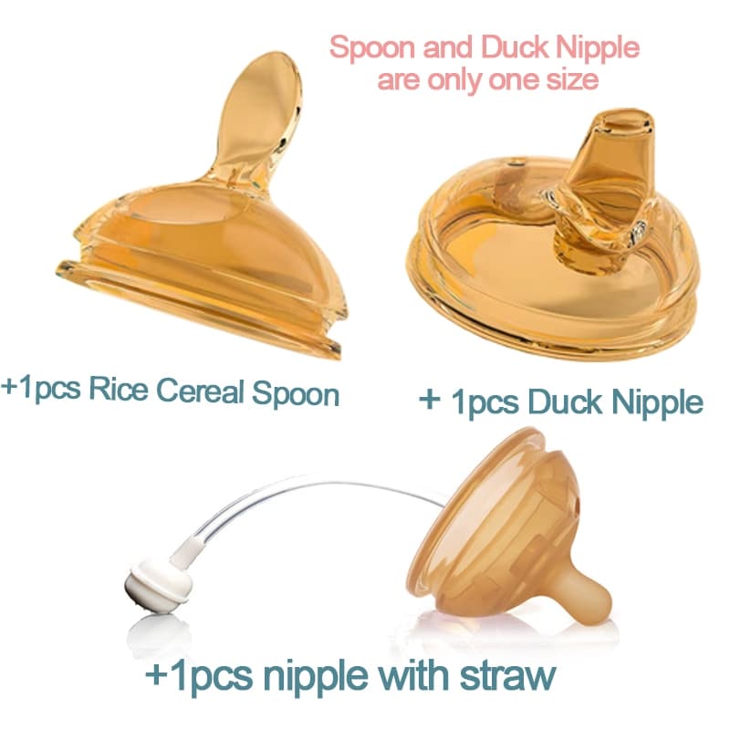 Chupeta De Silicone De Qualidade Alimentar Para Alimentação De Bebês , Leite Materno , Desmame , Imitação De Mamadeira ,
