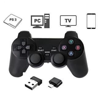 Videogame  Controles PS3 2.4ghz Sem Fio Console Portatil