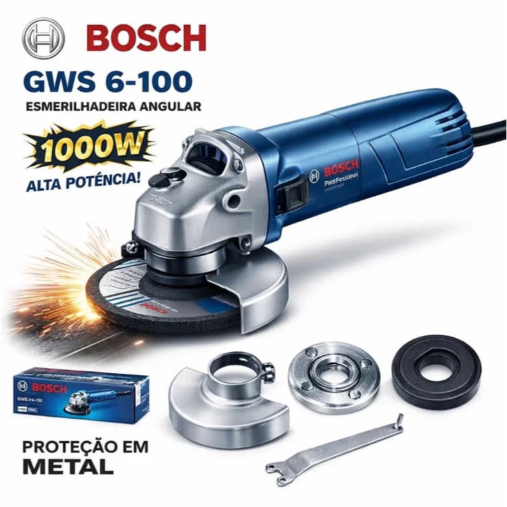 esmerilhadeira lixadeira bosch 110V 1000W lixadeira Angular esmerilhadeira 220-Envio imediato