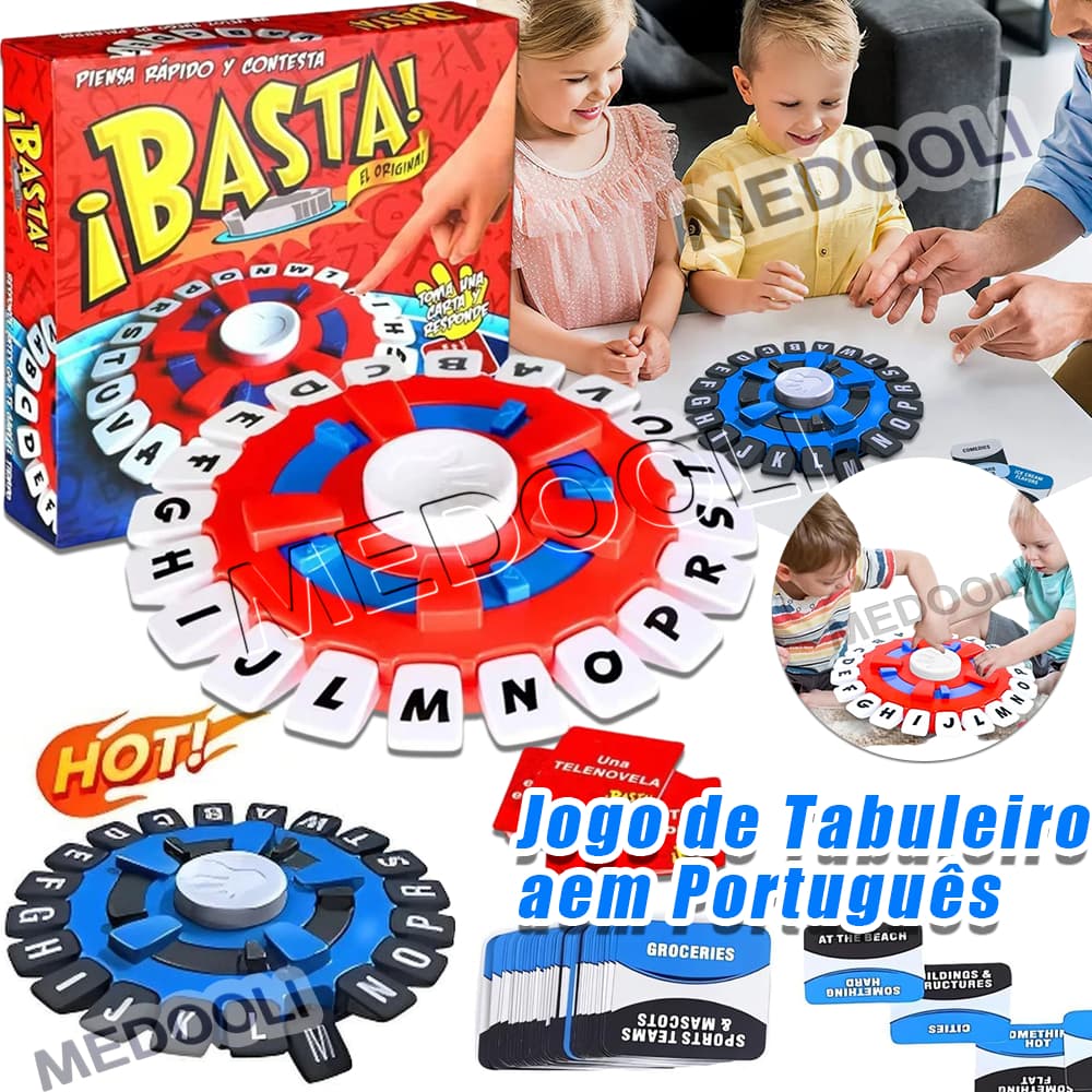 Jogo Tabuleiro de Palavras (Versão Portuguesa)  | Quick  Multiplayer | Família Pais/Crianças | Educação Diversão