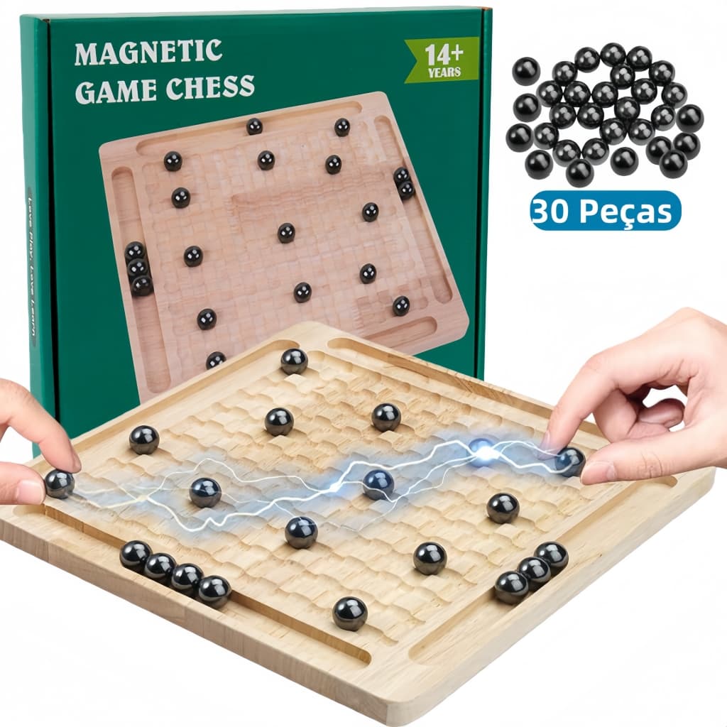 Brinquedos magnéticos jogo de xadrez magnético Desktop xadrez magnético divertido jogo de família brinquedos educativos