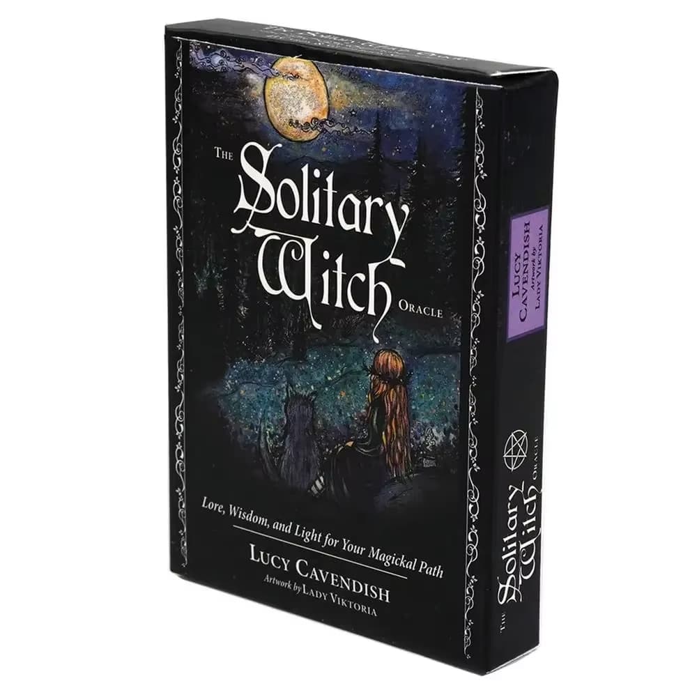 Carta De Tarô Oracle De Bruxa Solitária Para Iniciantes , Festa Em Inglês , Reuniões De Família , Destino , Adivinhação 