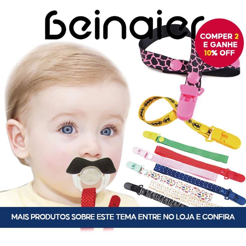 Corrente de chupeta de bebê menino chupeta clipe menina chupeta prendedor Anti-queda 40cm