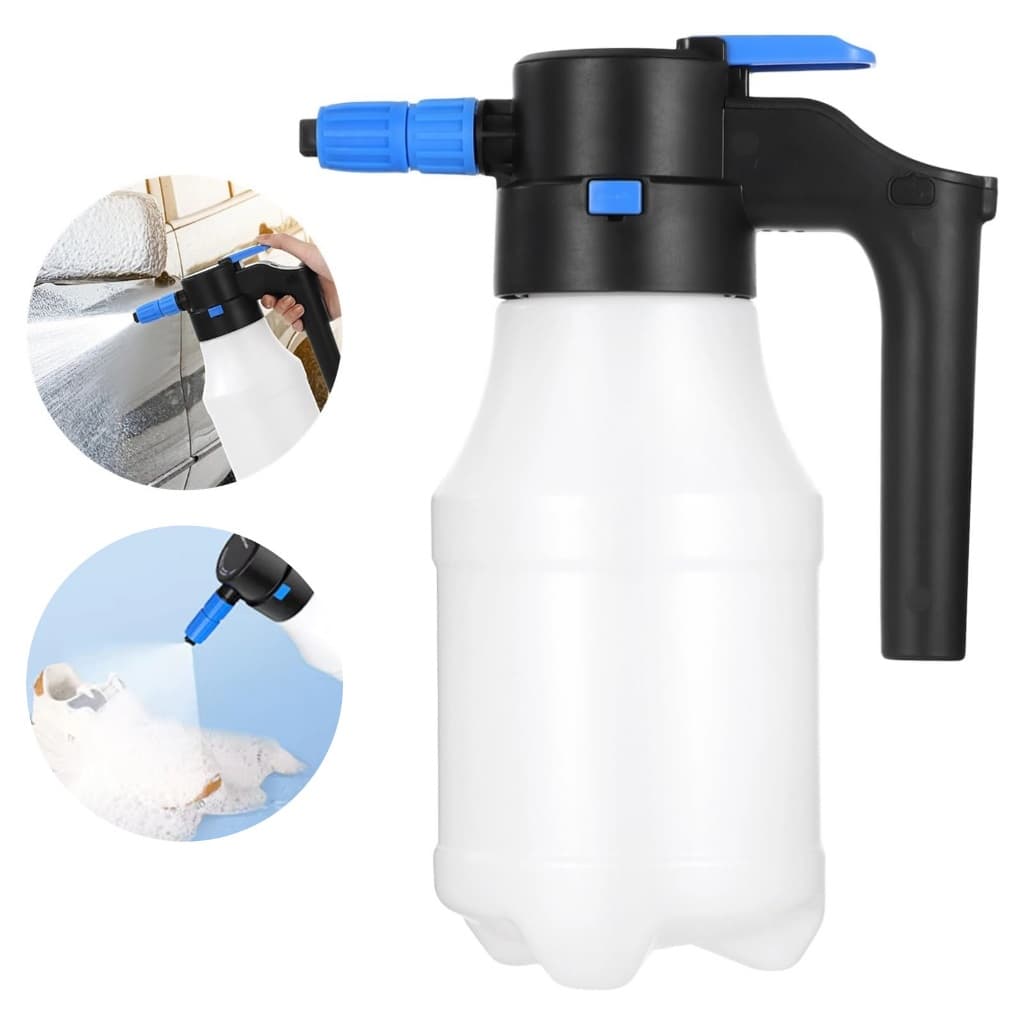 Snow Foam Elétrico Pulverizador Gerador De Espuma 1,5L Carregamento USB-C Aciona Fácil