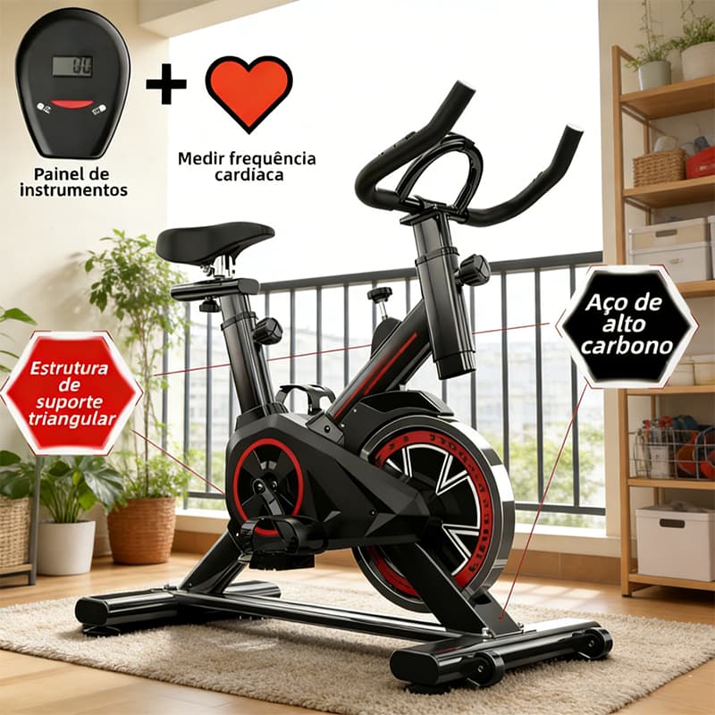 Bicicleta ergométrica dinâmica Spinning Academia Fitness Profissional 120kg do ciclismo do Gym profissional