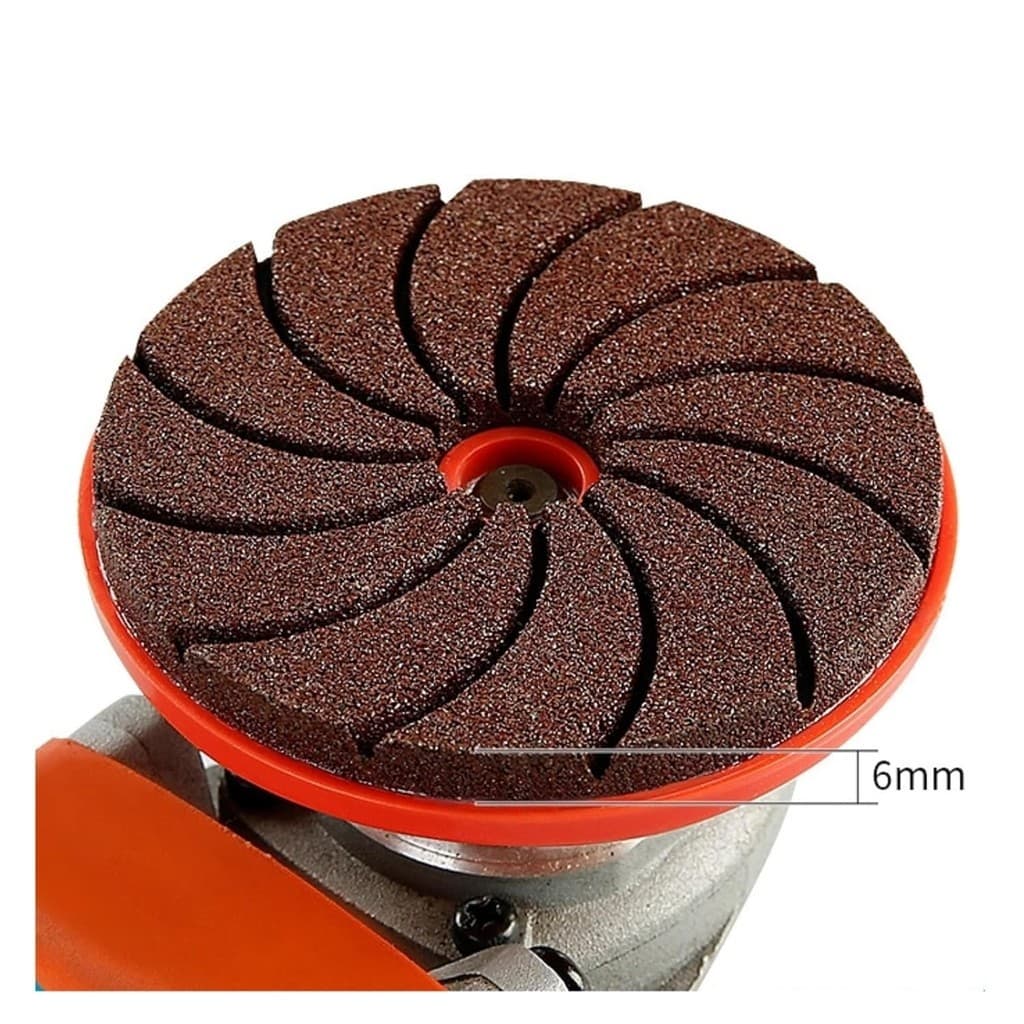 Almofada Abrasiva Diamantada 80mm Rosca M10 Furo 10mm - Seco/Úmido p/ Esmerilhadeira 100, Azulejo e Mármore