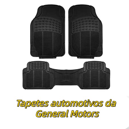 kit 3 tapetes automotivos universais de luxo  tapetes traseiros integrados material de borracha antiderrapante espessa.