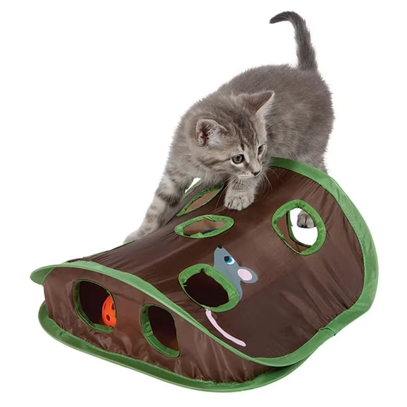 Brinquedo Para Gatos Esconderijo Toca Para Caça Interativo