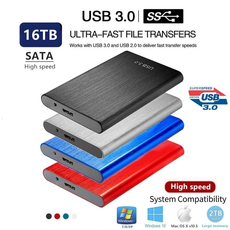 Armazenamento Em Massa SSD USB Externo 500 Gb , 2 Tb , 64 , 128 De Alta Velocidade , interface original Para laptop