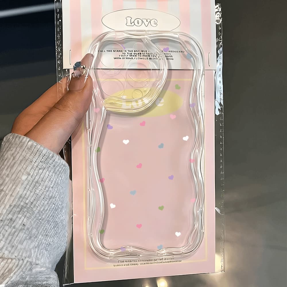 Silicone Anti-impacto Capinha Para IPhone 17 16 15 14 13 12 11 Plus Pro Max Ar Normal Pequenos Florais Caso De Telefone