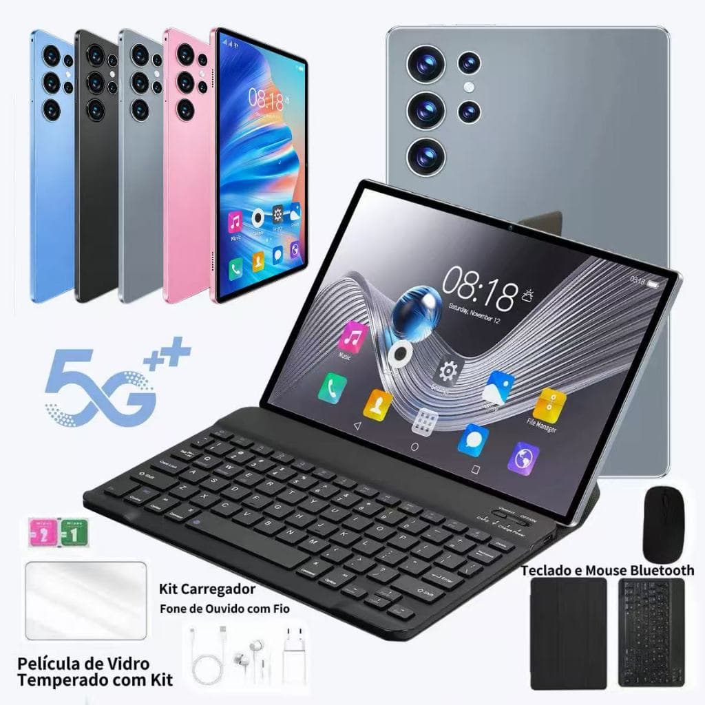 Tablet PC Mil10 Android 13 128 Gb De Memória 6 RAM 10 Polegadas Mili LOJA