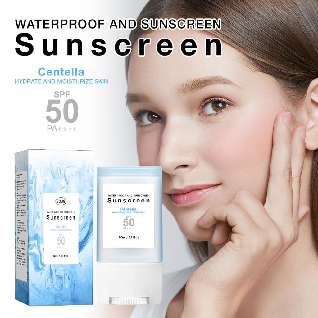 Centella Protetor Solar Impermeável Stick Fps50 PA +-Hidratante E Com Ácido Hialurônico Niacinamida , 20ml Tamanho Portá