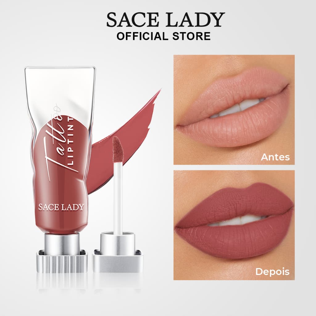 Batom Líquido SACE LADY Matte Prova D'água Longa Duração Não Transfere Batom