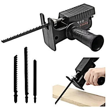 Kit Adaptador De Serra Tico-Tico Para Furadeira E Parafusadeira Ferramenta De Corte Madeira