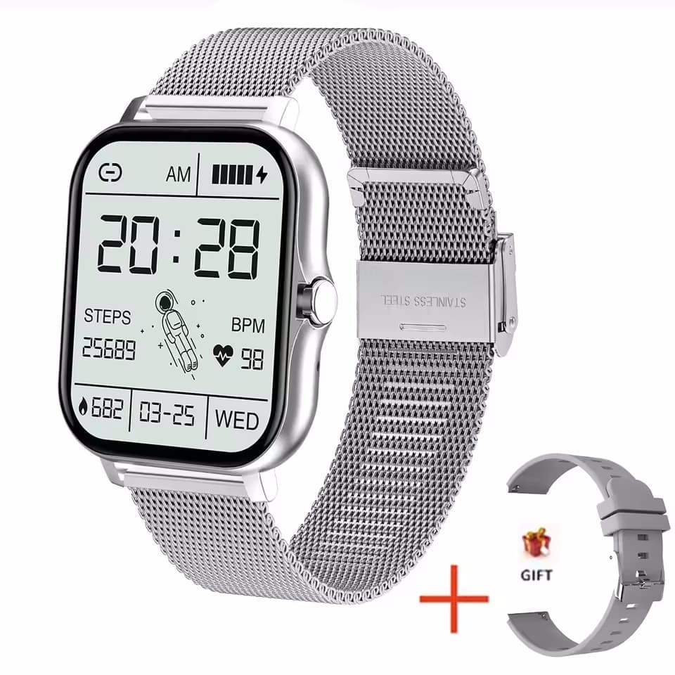 Esporte Relógio Inteligente De Fitness Monitor Saúde À Prova Dwaterproof Água Smartwatch Bluetooth Chamada Relógios