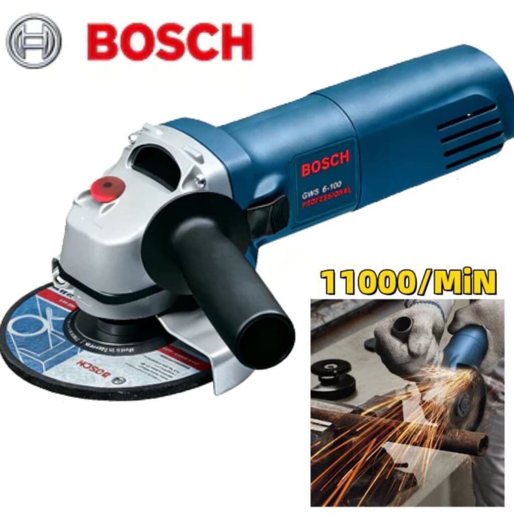 Esmeriilhadeira Angular1000W elétrica GW6-115 Lixadeira elétricas Genérica Bosch