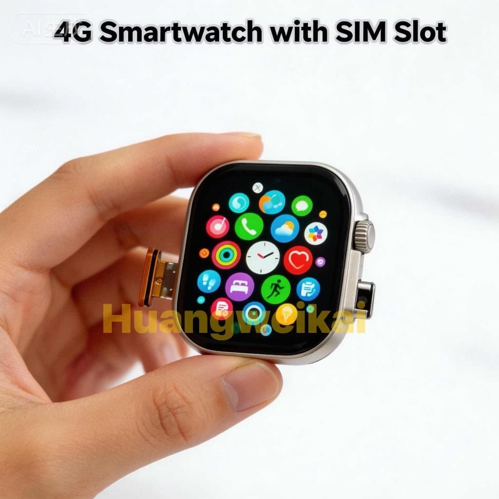 Top1 BW9 pro Relógio Inteligente 2026 Ultra 3 4G Cartão SIM Com Câmera Para Android IOS Homens Mulheres smartwatch