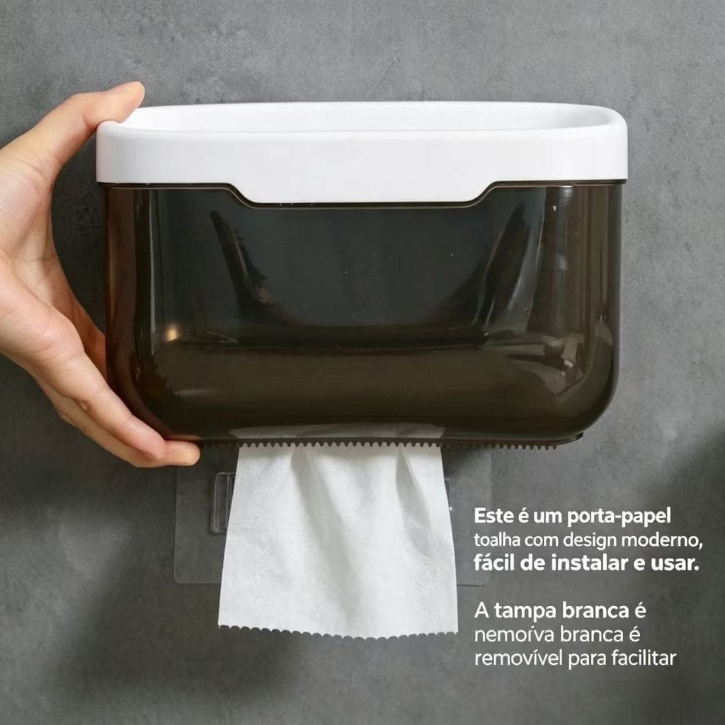 Suporte Para Papel Higiênico Montado Na Parede , À Prova D'água Com Prateleira