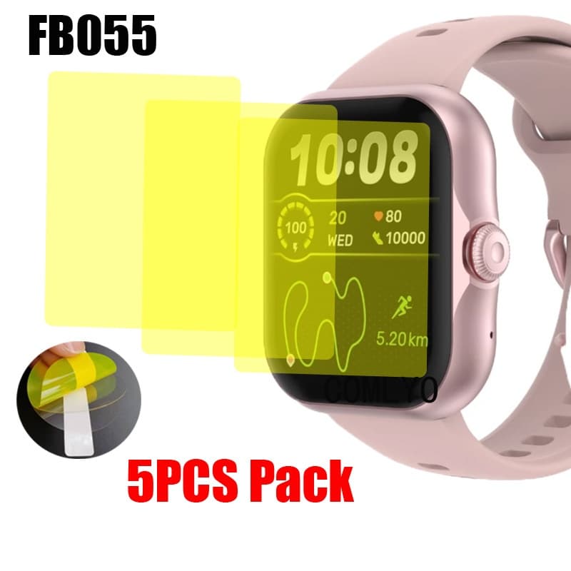 Para Bettdow FB055 Smart watch Relógio Inteligente Protetor De Tela Capa Filme Curvo Macio HD Filmes