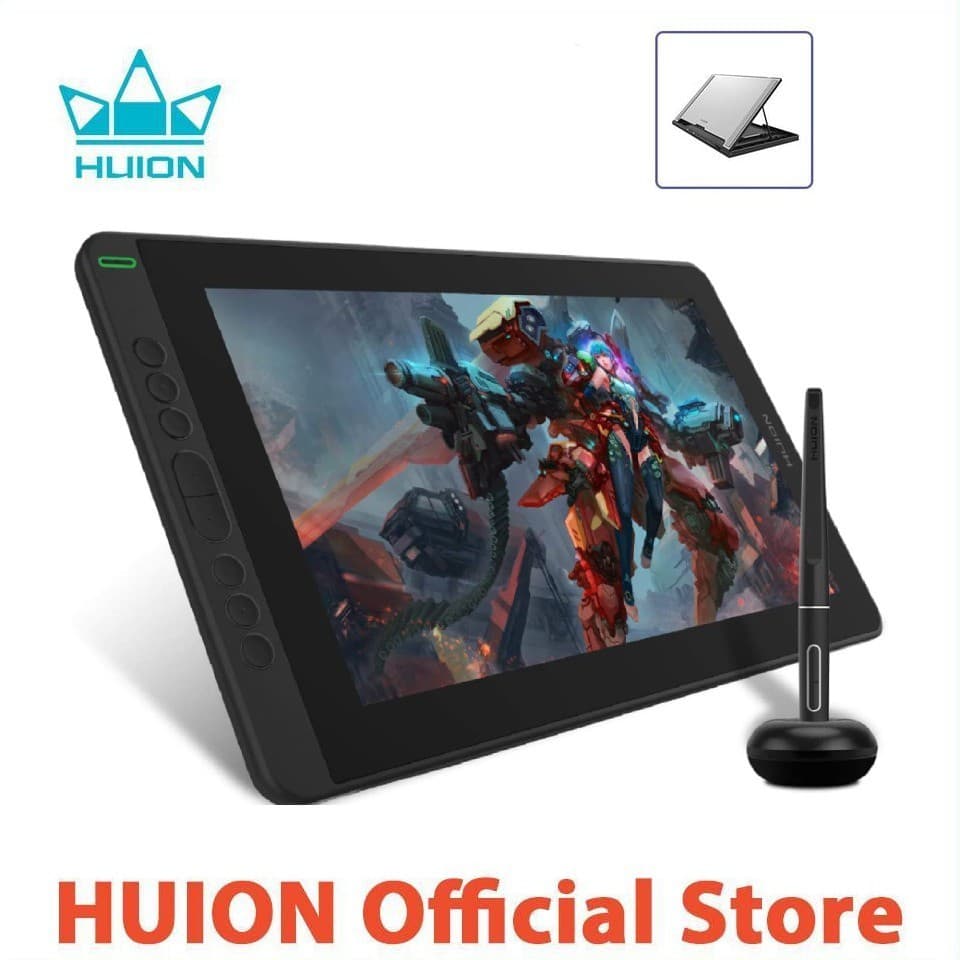 HUION 13.3'Caneta Para Tablet De Desenho Tech 3.0 Com Suporte Ajustável Windows , Mac OS , Android