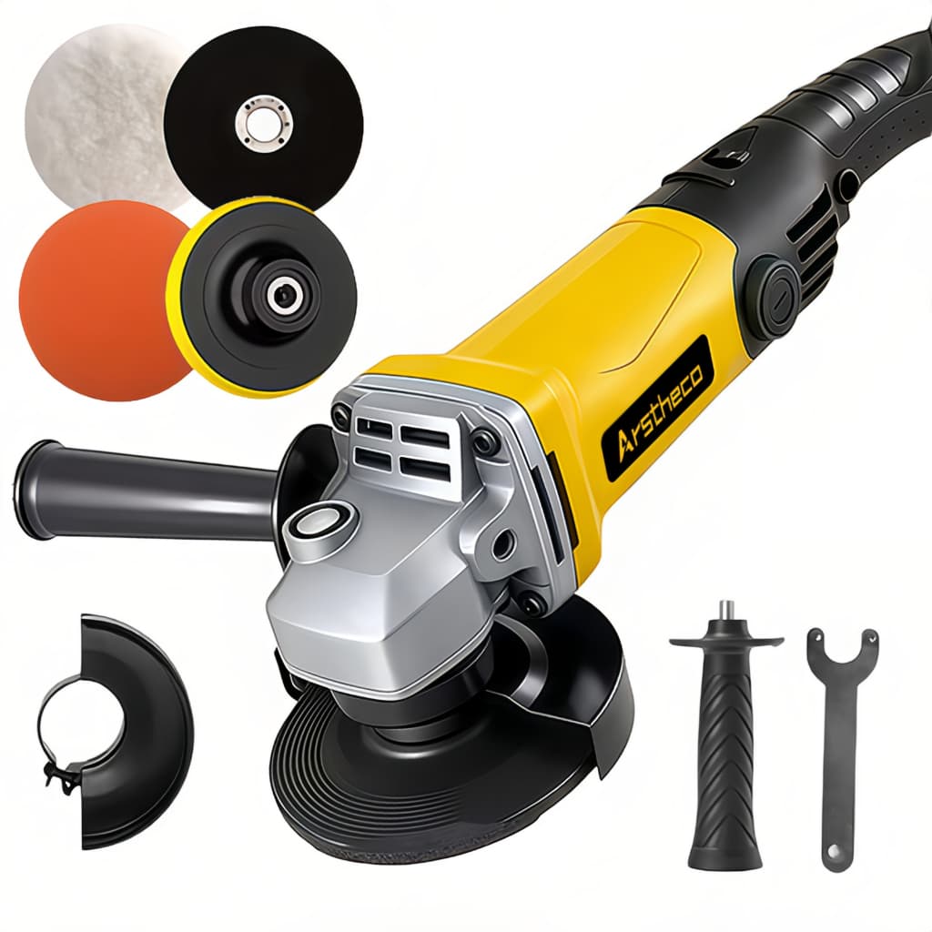 Esmerilhadeira e Lixadeira Angular Elétrica 1150w - 12000rpm 115mm Multifunções 6 Velocidades