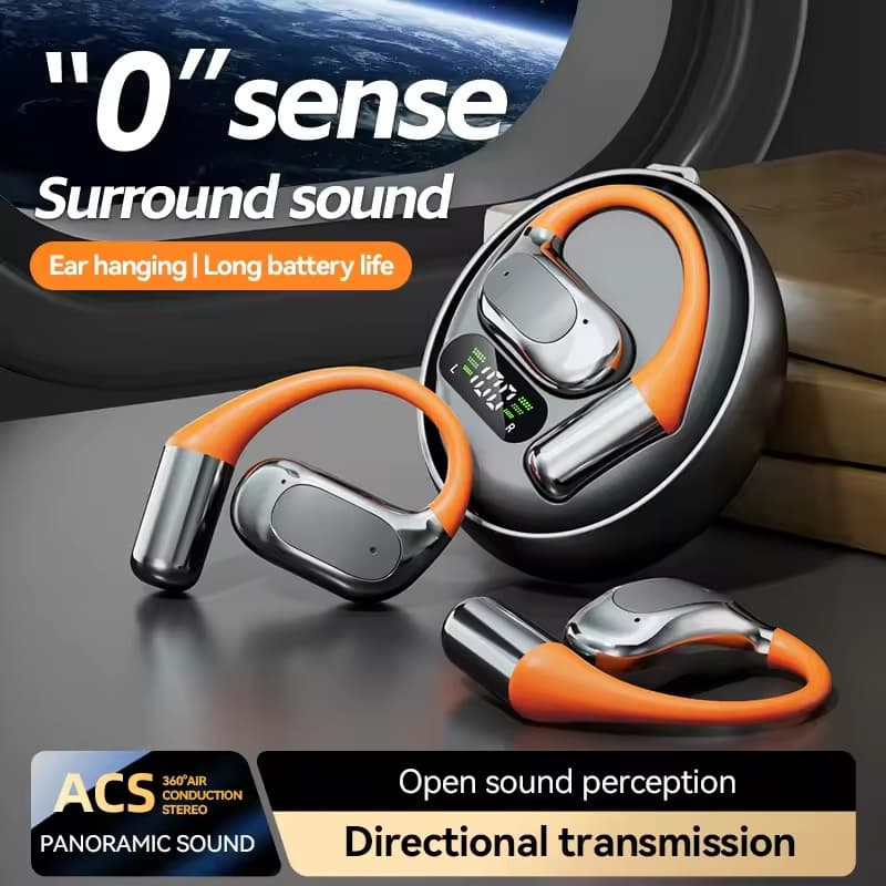 Fones De Ouvido Bluetooth Earhook Sem Fio Hifi Stereo ENC Mic Para Fone Esportivo