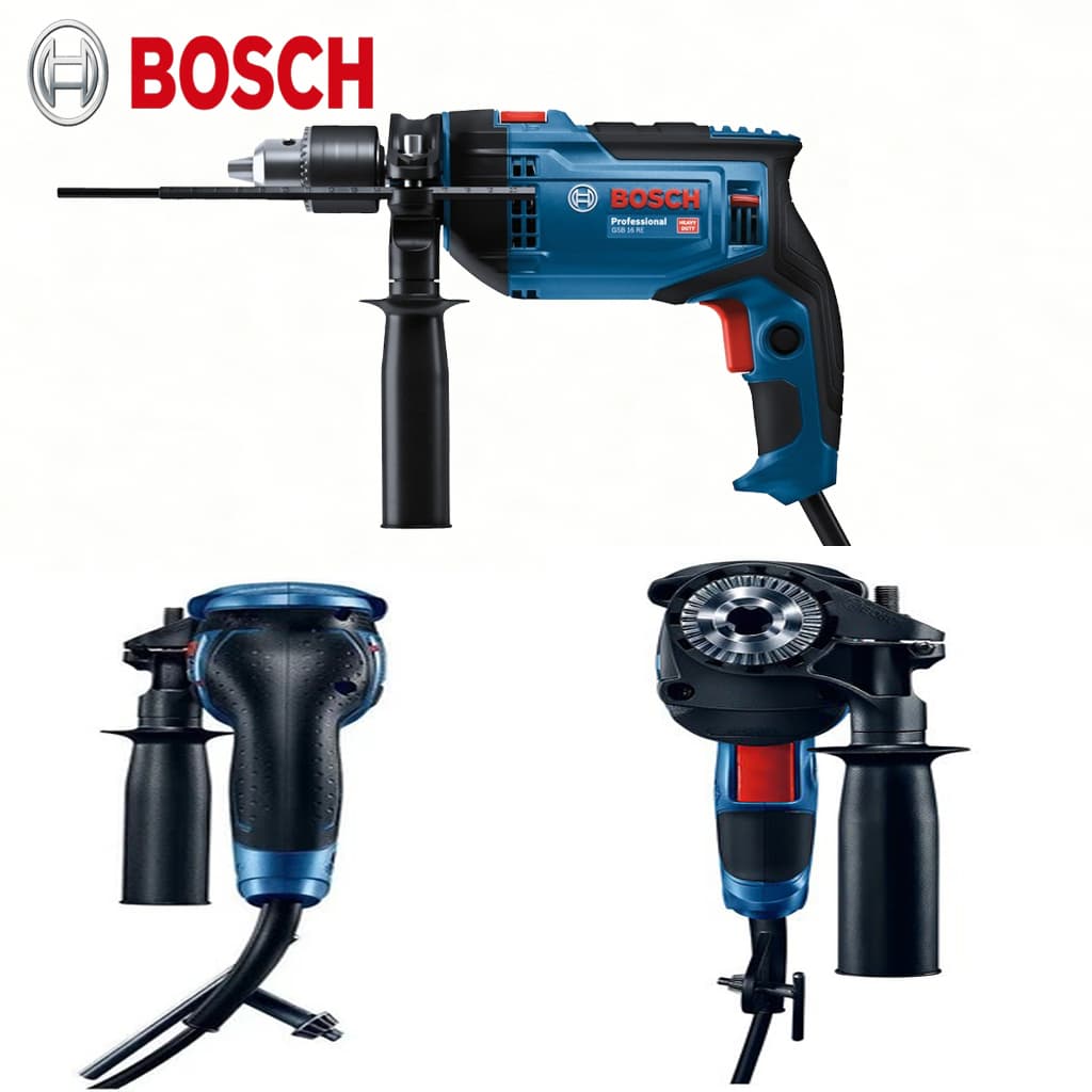 Furadeira de impacto e parafusadeira bosch 13 mm，com Caixa de papel Ferramentas elétricas1200W