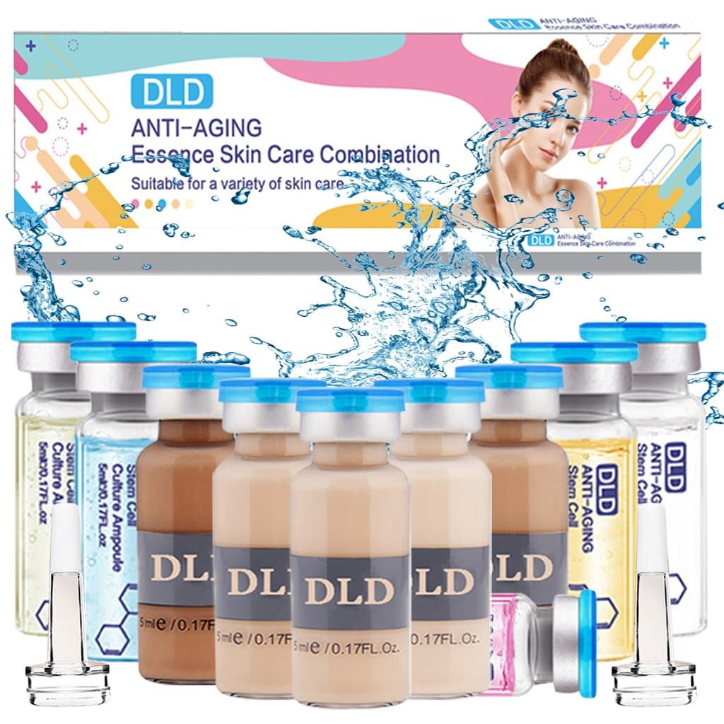 Kit Inicial de Brilho Facial Kit de Tratamento de Soro de Pigmentação Facial, Conjunto de Soro Anti-Idade para