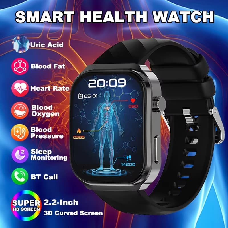 Homens Relógio Inteligente U13 Bluetooth Chamada Esportes Smartwatch Fitness Monitor De Saúde Relógios AI Assistente Voz