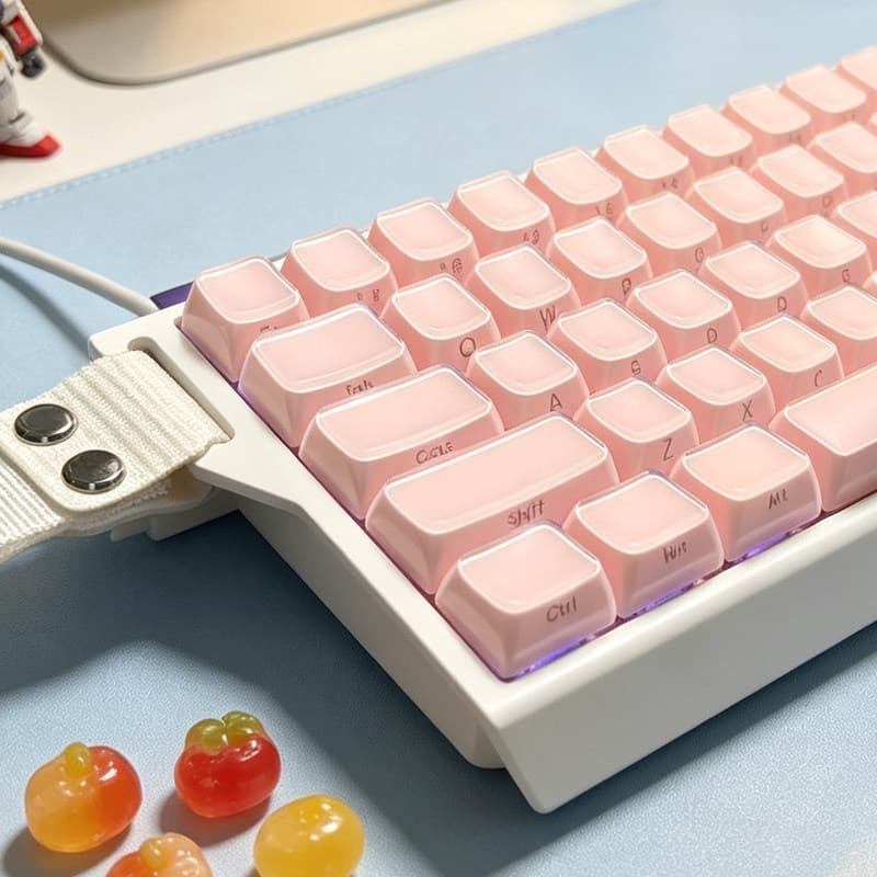130 Teclas Crystal Jelly PBT Keycap Double Shot PC Keycaps Para Jogos Mecânico Teclado