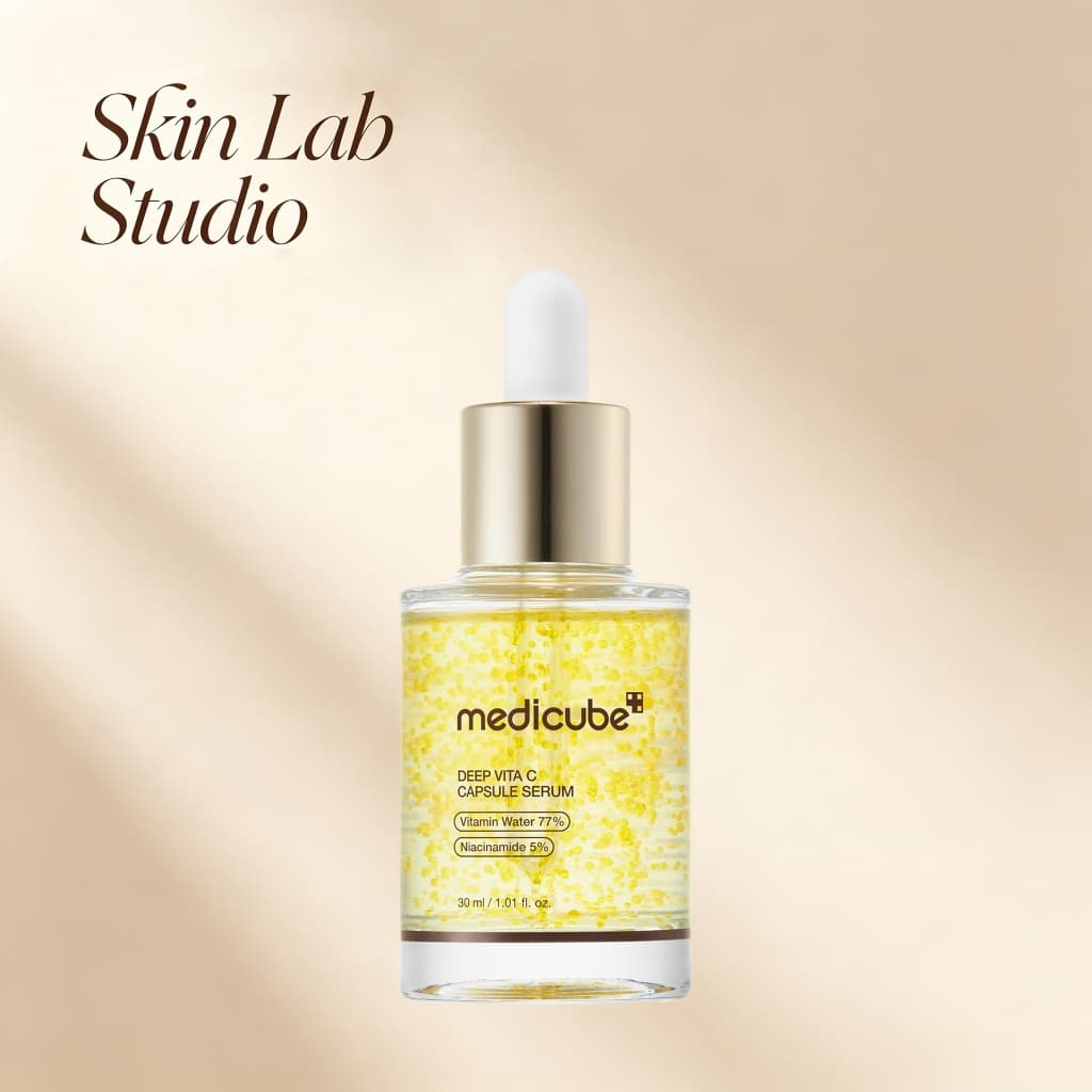 Medicube Soro em Cápsula de Vitamina C | Revitalizante e Hidratante para Pele Opaca e Tom Irregular