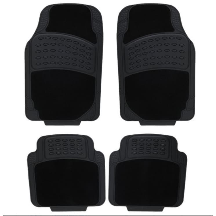 Jogo Tapete Automotivo Carpete PVC Reforçado Flash Tapetes Antiderrapante para Carro